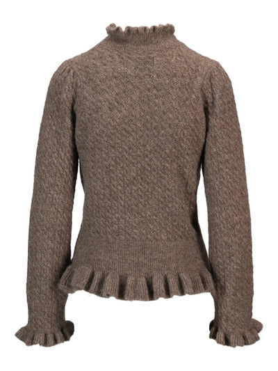 Vienna alpaca sweater Walnut