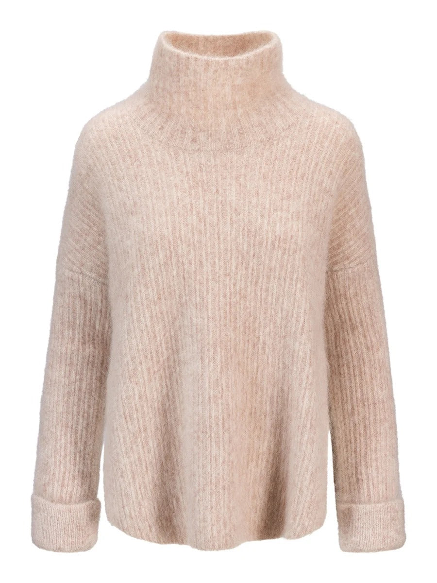 Emilie chunky sweater Beige melange