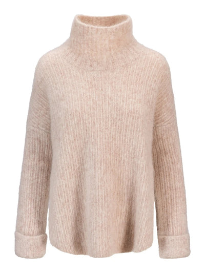 Emilie chunky sweater Beige melange