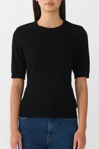 Essex SS O-neck Knit Black