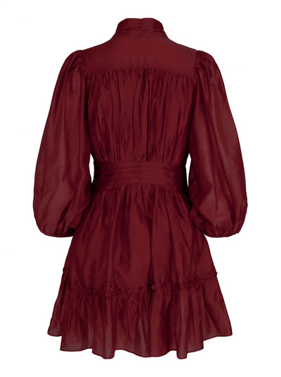 Vanity Short Dress Bordeaux