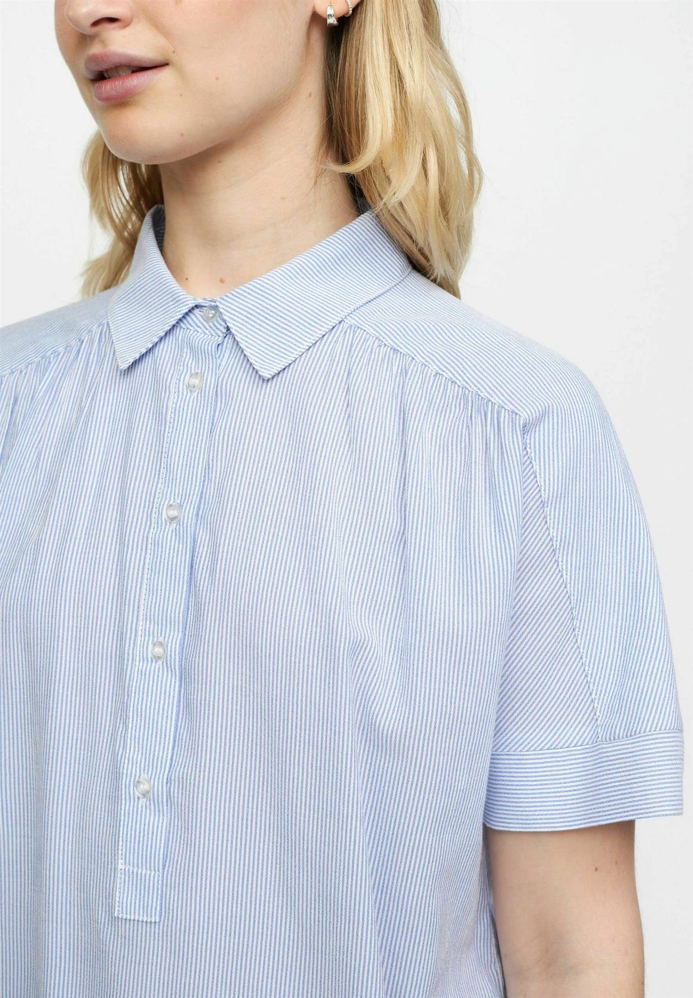 Adeline Blouse Stripes Amparo Blue