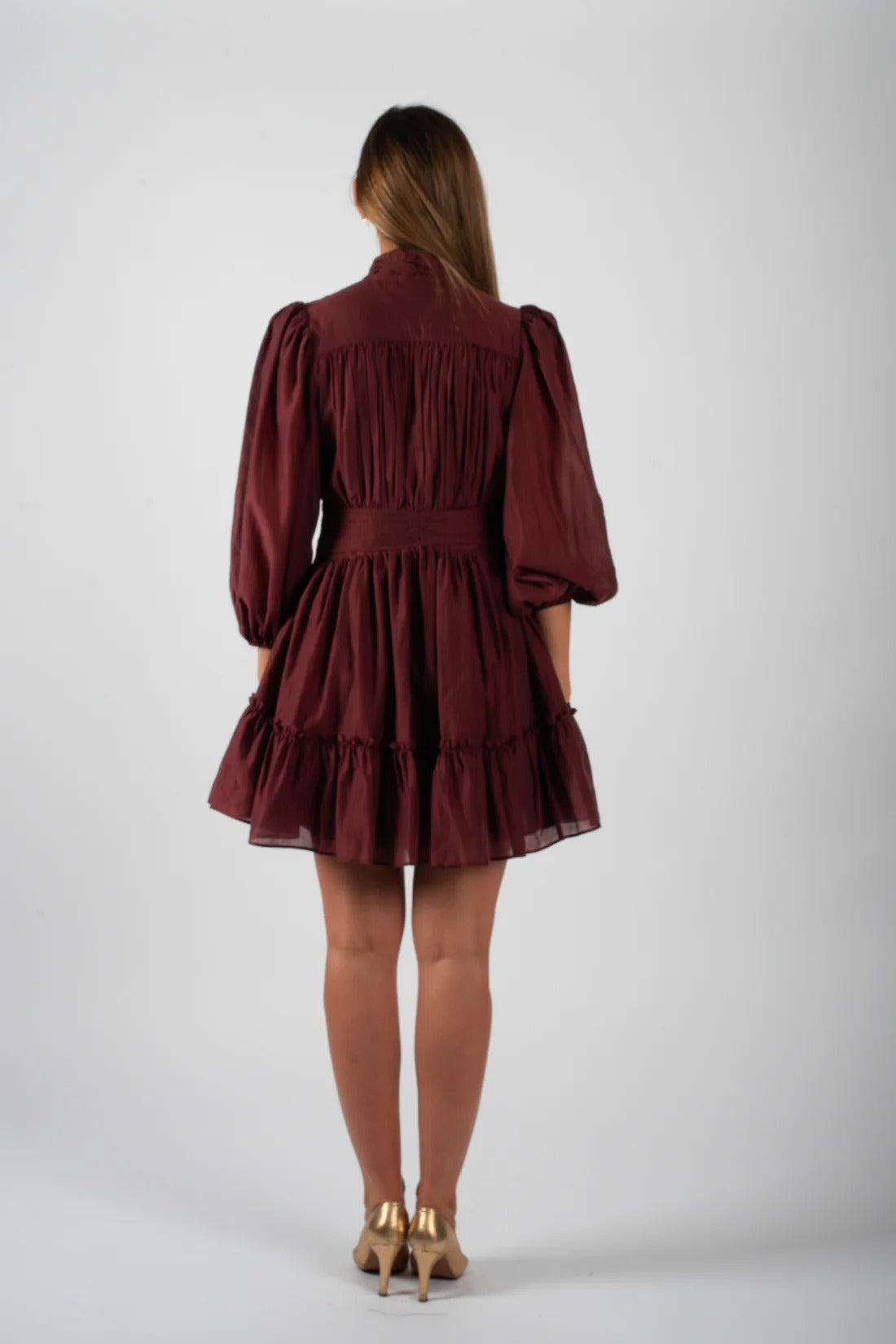 Vanity Short Dress Bordeaux