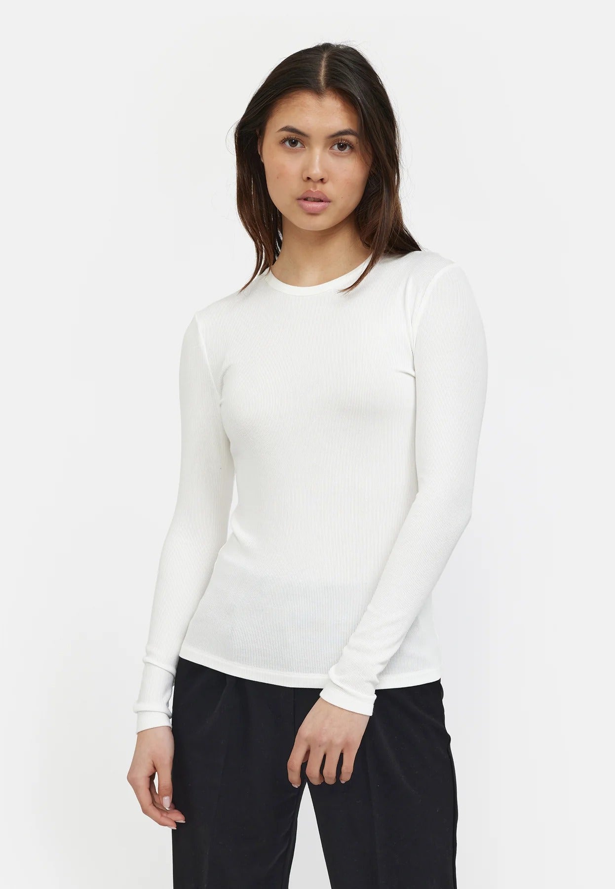 Fenja O-neck Top (White)