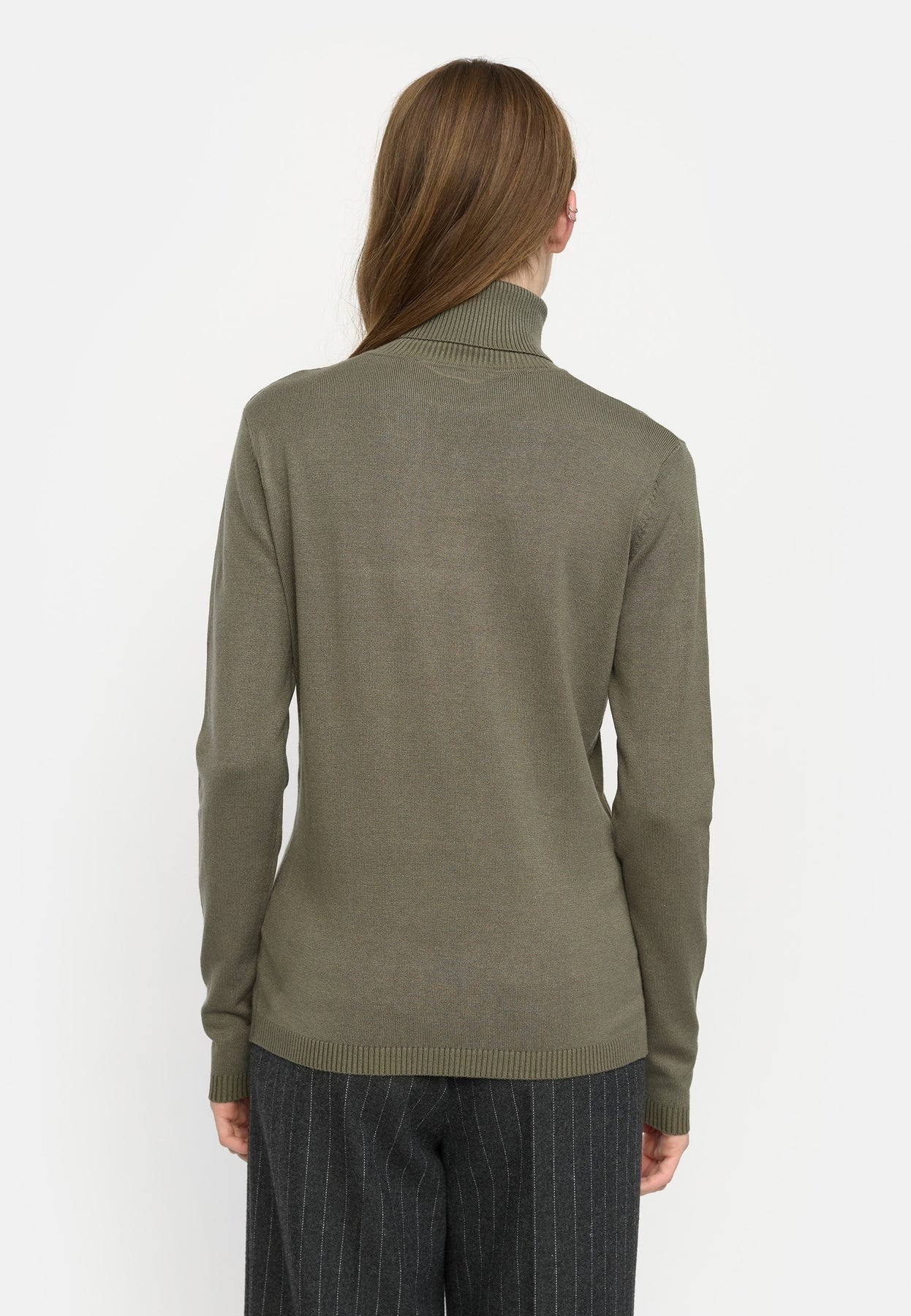 Marla Rollneck Knit Tea Leaf