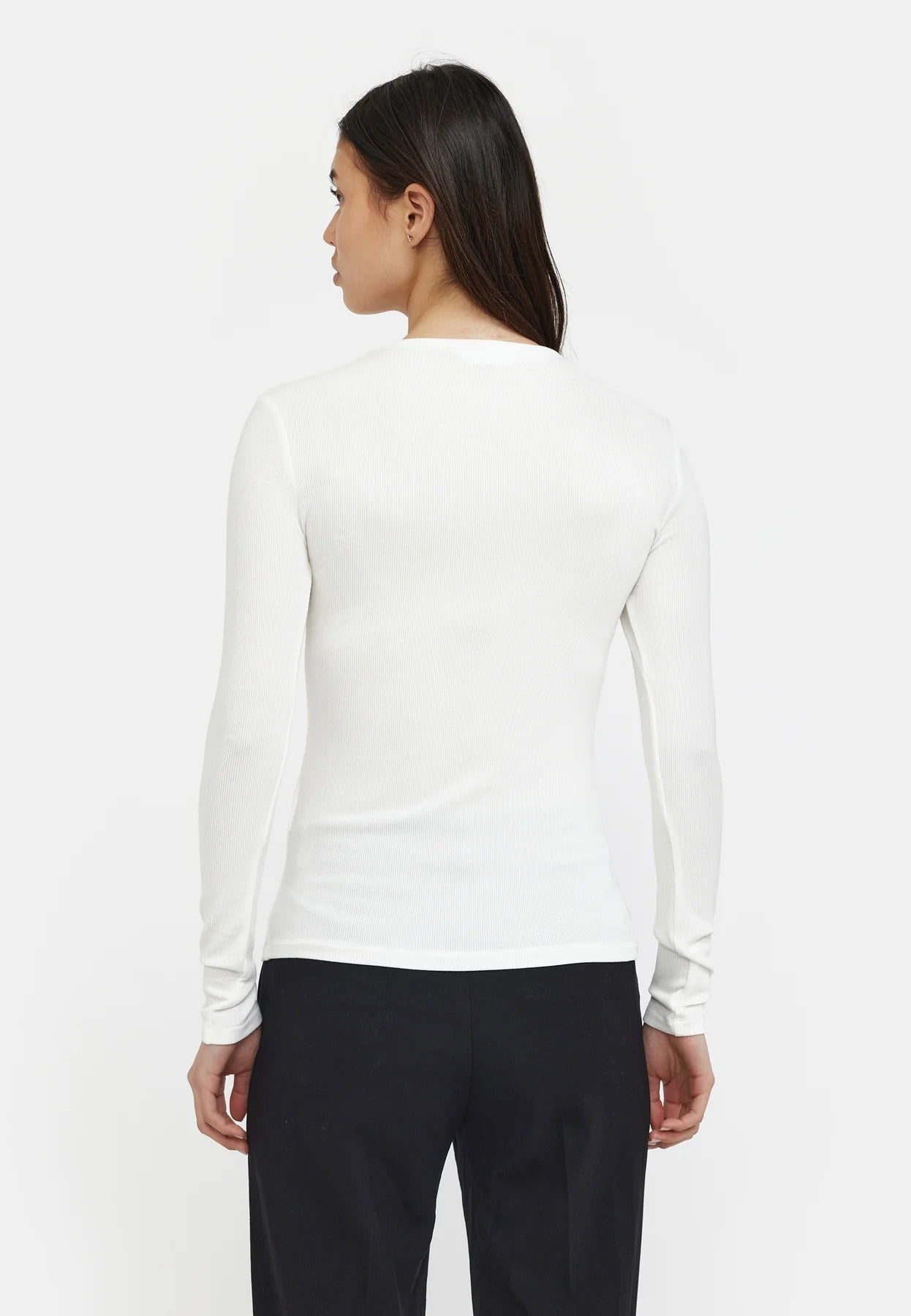 Fenja O-neck Top (White)