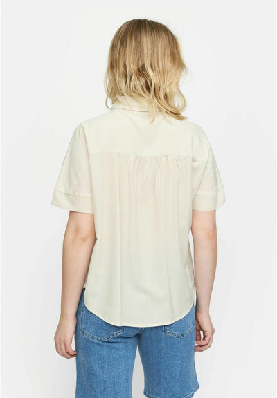 Adeline Blouse Stripes Olive Gray