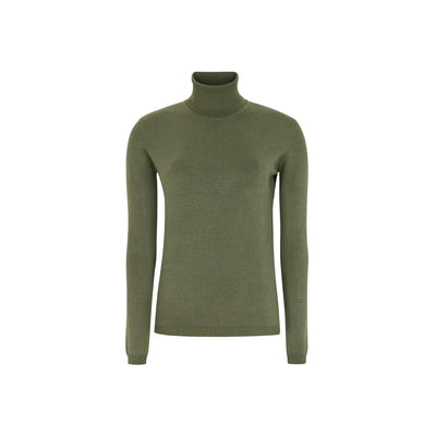 Marla Rollneck Knit Tea Leaf