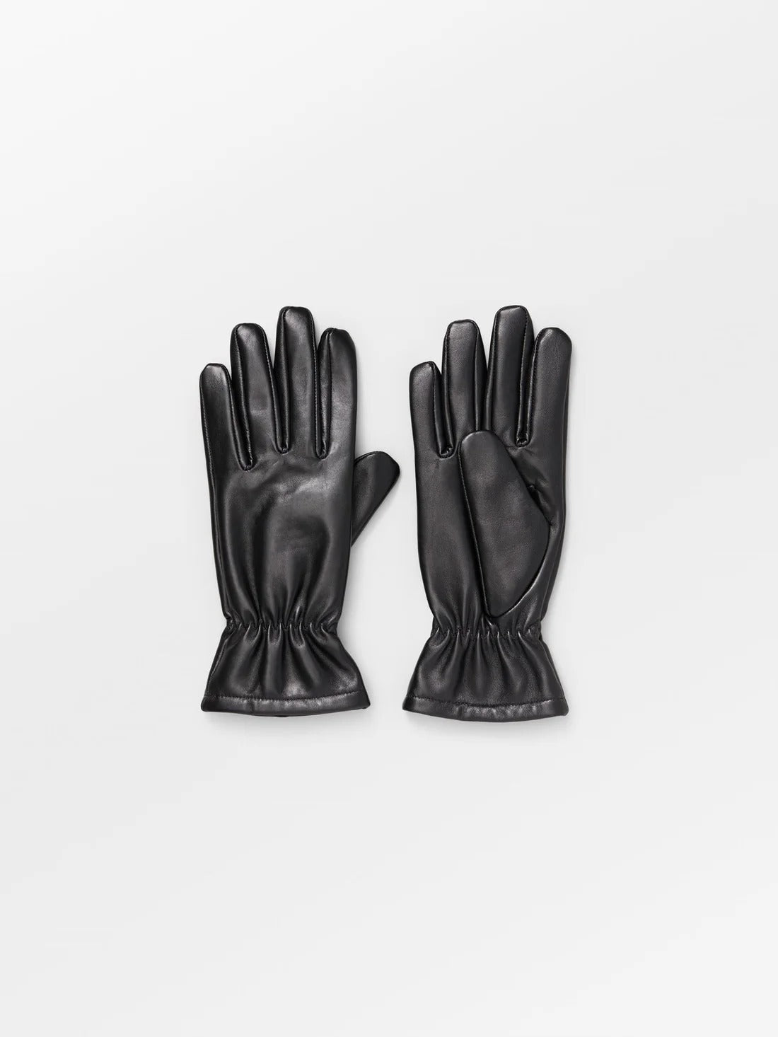 Smooth Leather Gloves Black