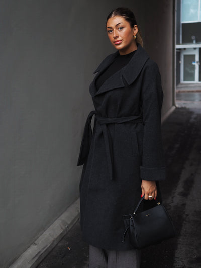 Adele coat Dark grey