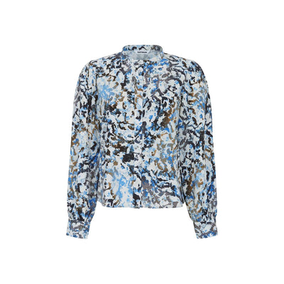 Mela Shirt Blurred Flower Regatta