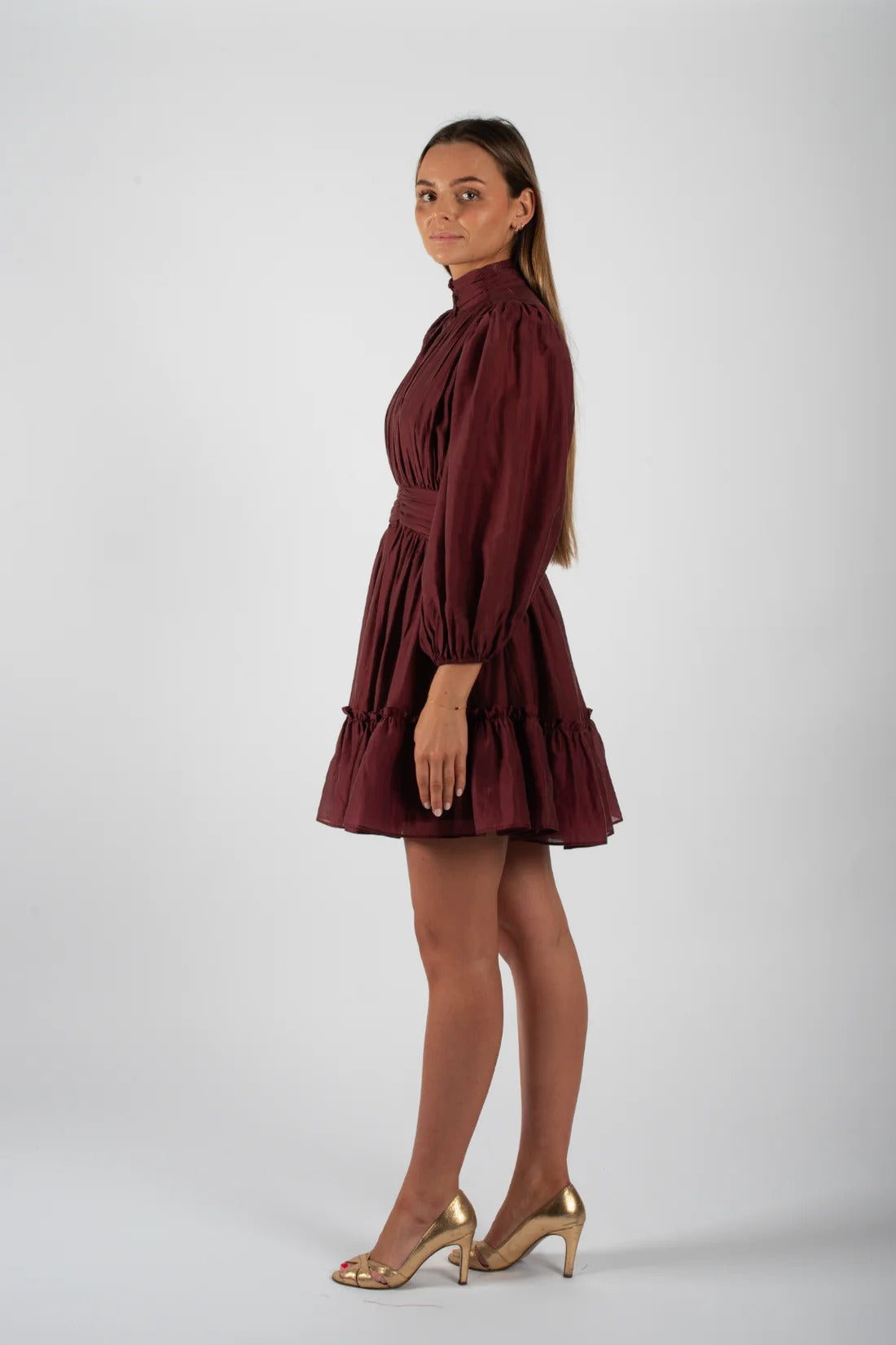 Vanity Short Dress Bordeaux