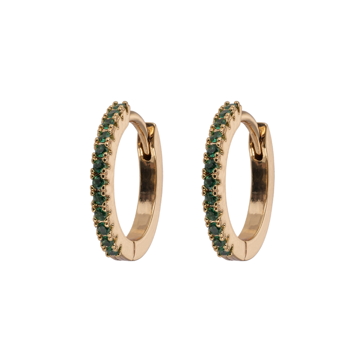 Medium hoops Green