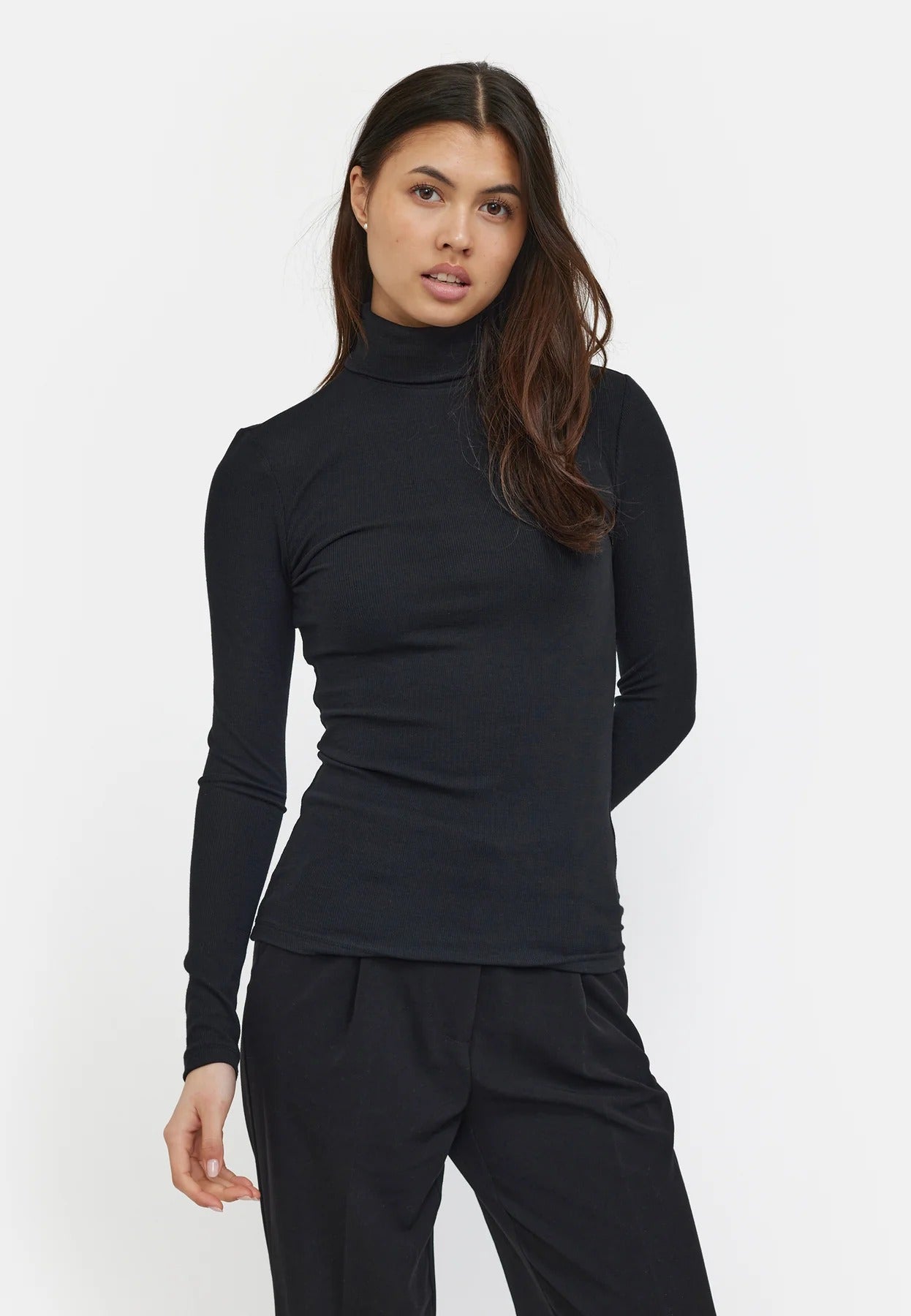 Fenja Rollneck Top Black