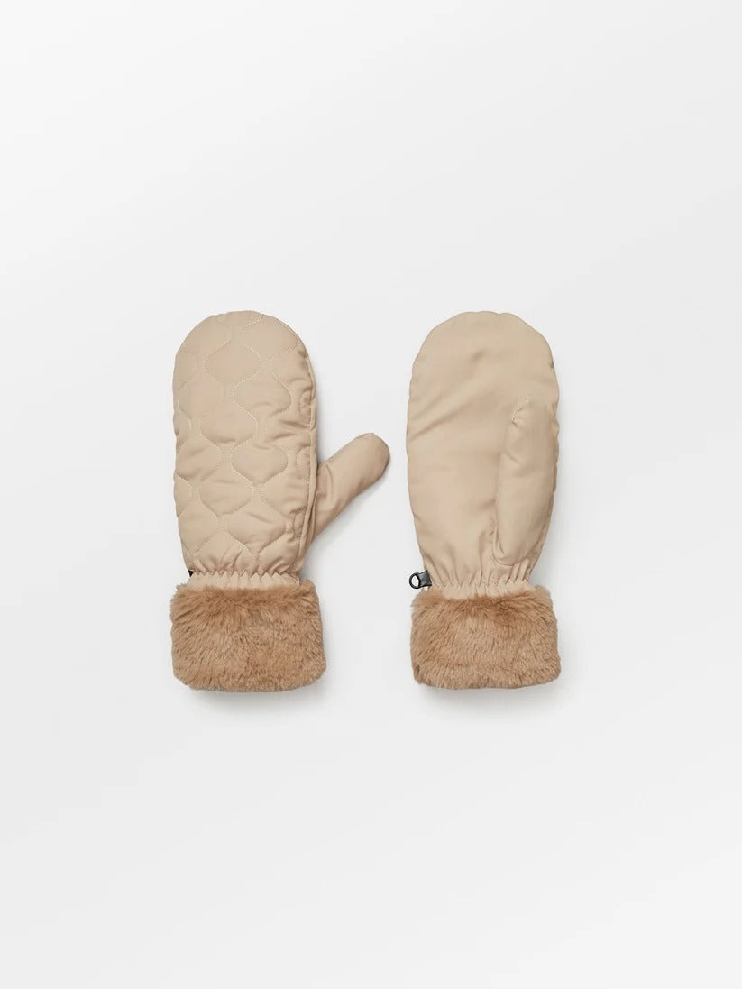 Makara Puff Mittens Ginger Beige