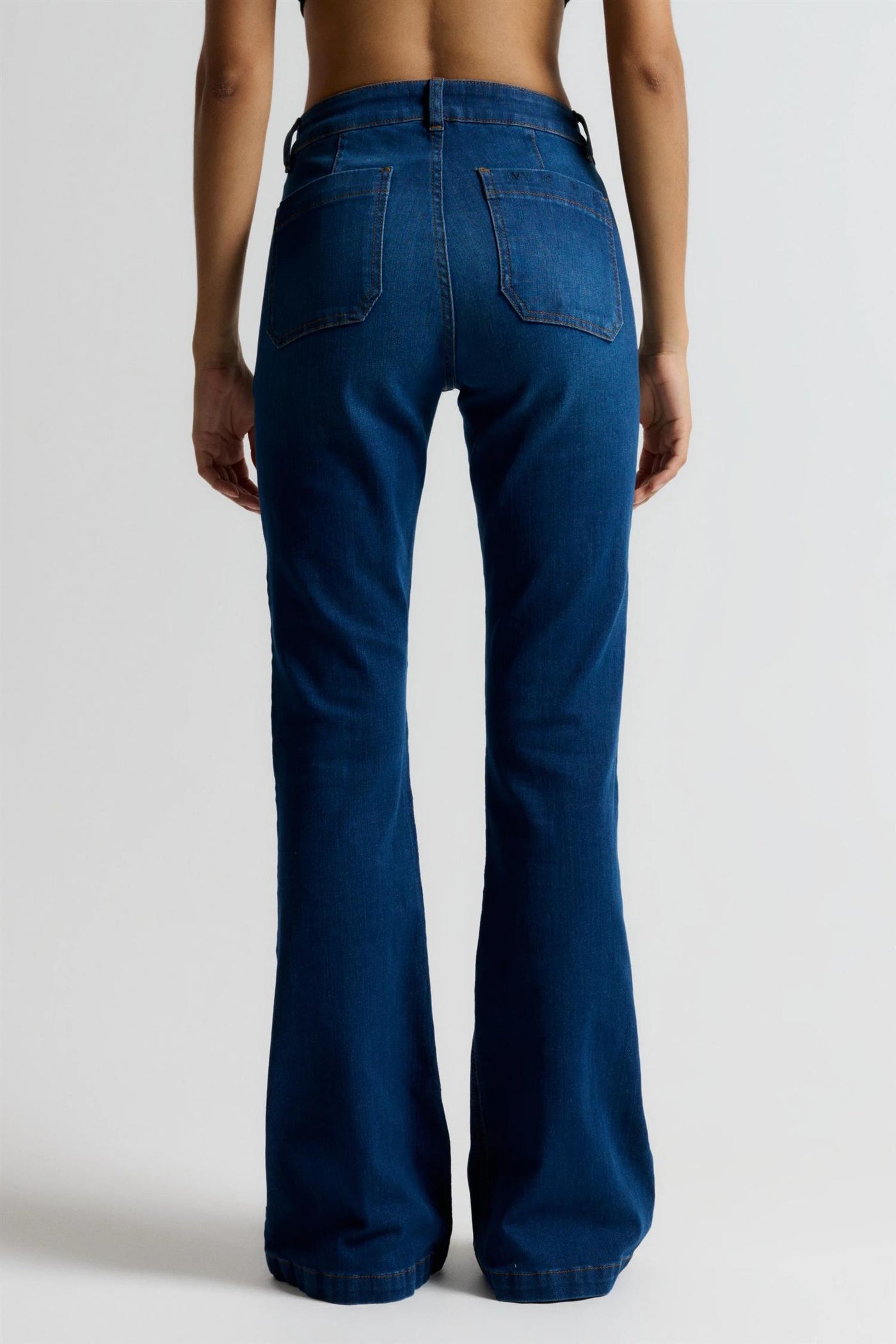 Ann Charlotte Earth Jeans Wash Cayenne Denim Blue