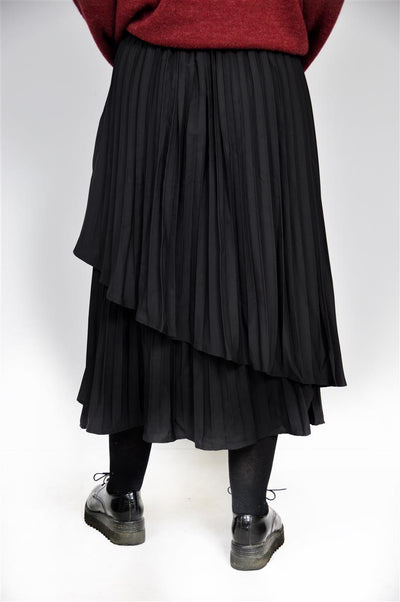 Plisse skirt Black