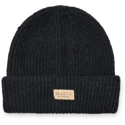 Rib Beanie Black