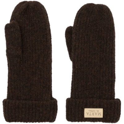 Knit Mitten Brown