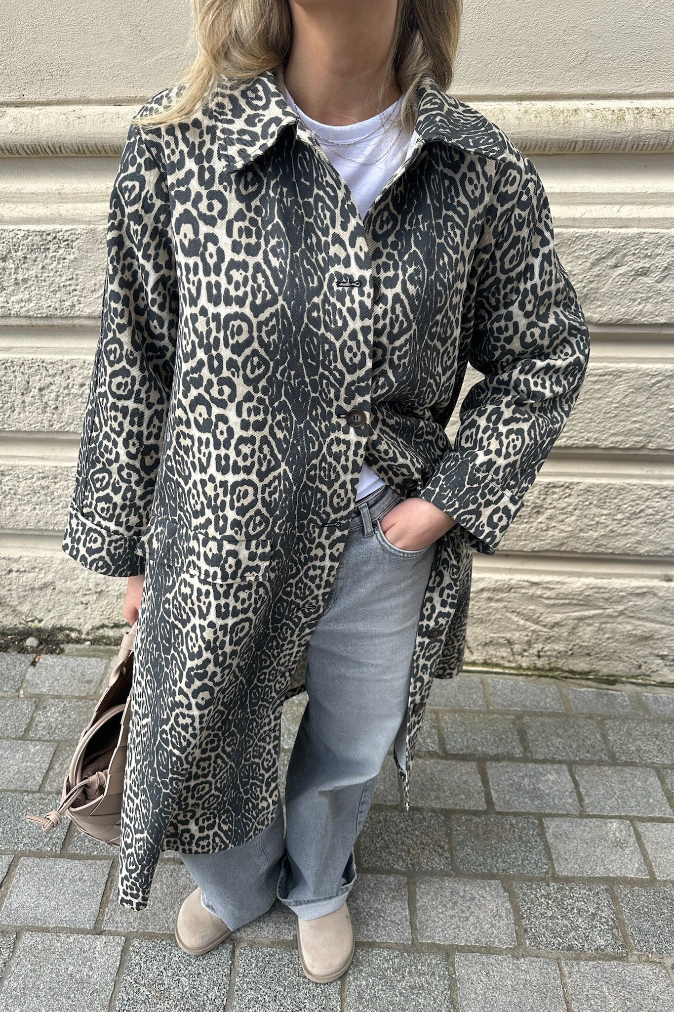 Trine Trenchcoat Leo Print