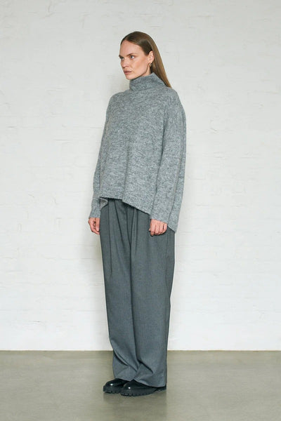 RUSSO SWEATER GREY MELANGE