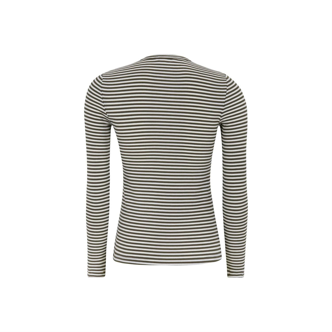 Fenja Stripe O-neck Top Morel