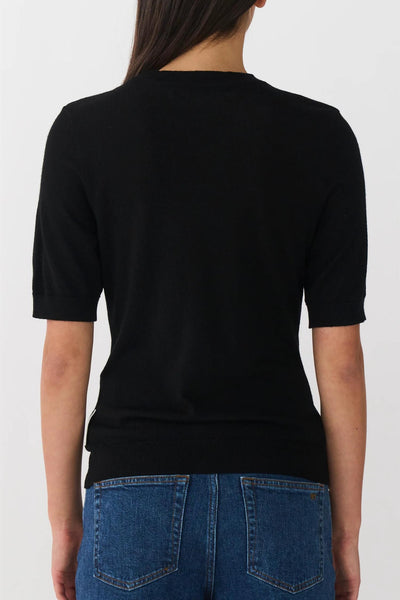 Essex SS O-neck Knit Black