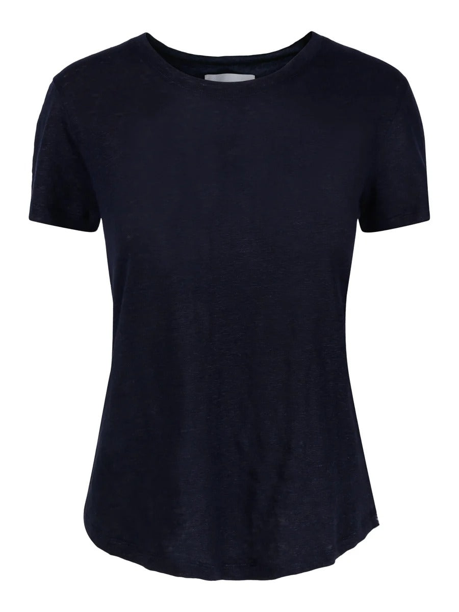 Jane linen tee navy