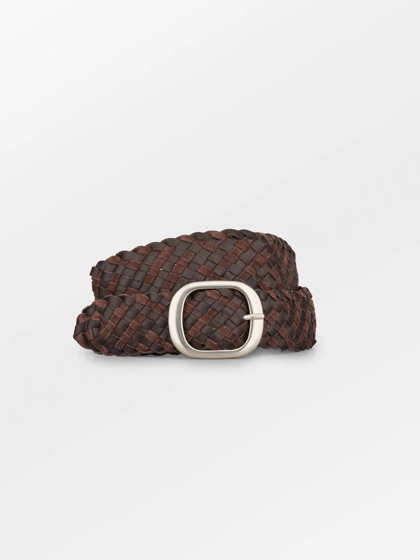 Rochel Mix Braided Belt Hot Fudge Brown