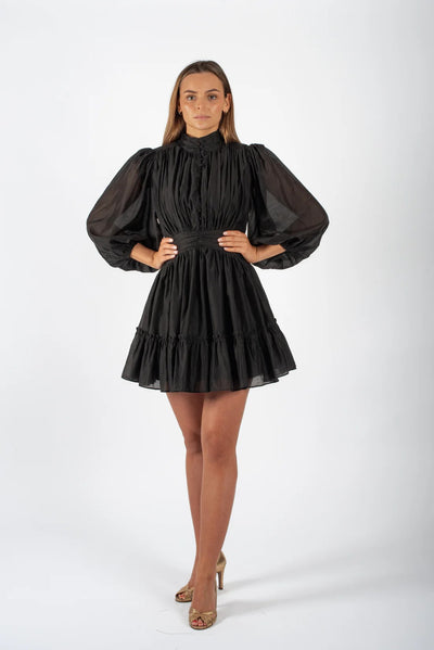 Vanity Short Dress Black