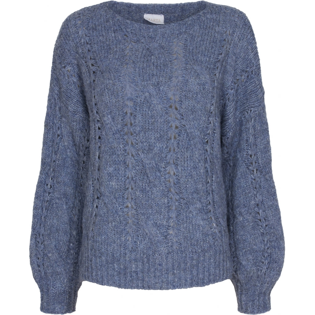 Manon Knit Jeansblue