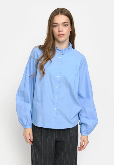 Gabi O-neck Shirt Azurine