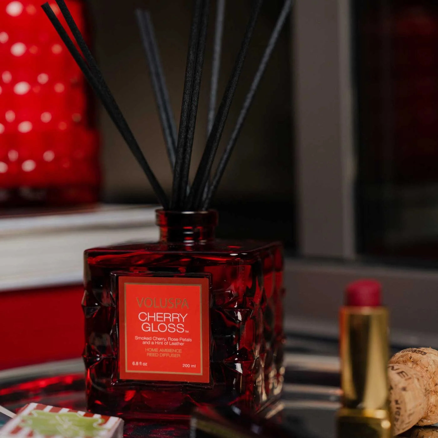 Reed Diffuser 200ml Cherry Gloss