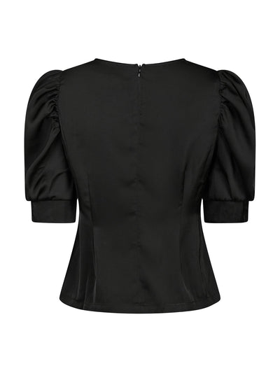 Ambrosi Lace Blouse Black