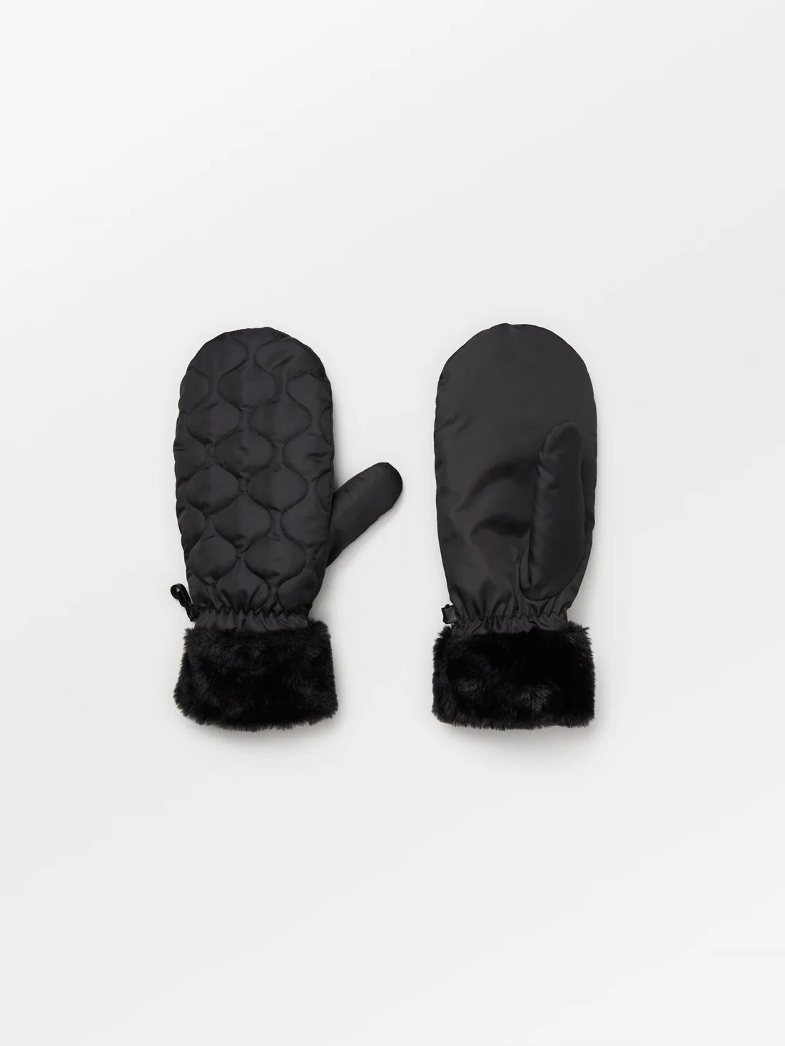 Makara Puff Mittens Black