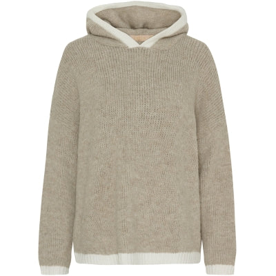 Caralie Knit Beige/white