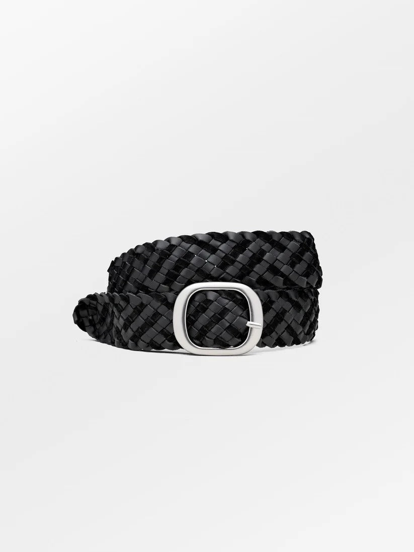 Rochel Mix Braided Belt Black